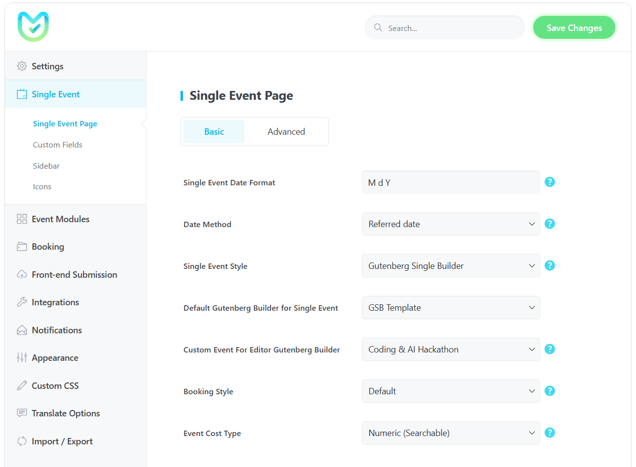Gutenberg Single Builder Addon
