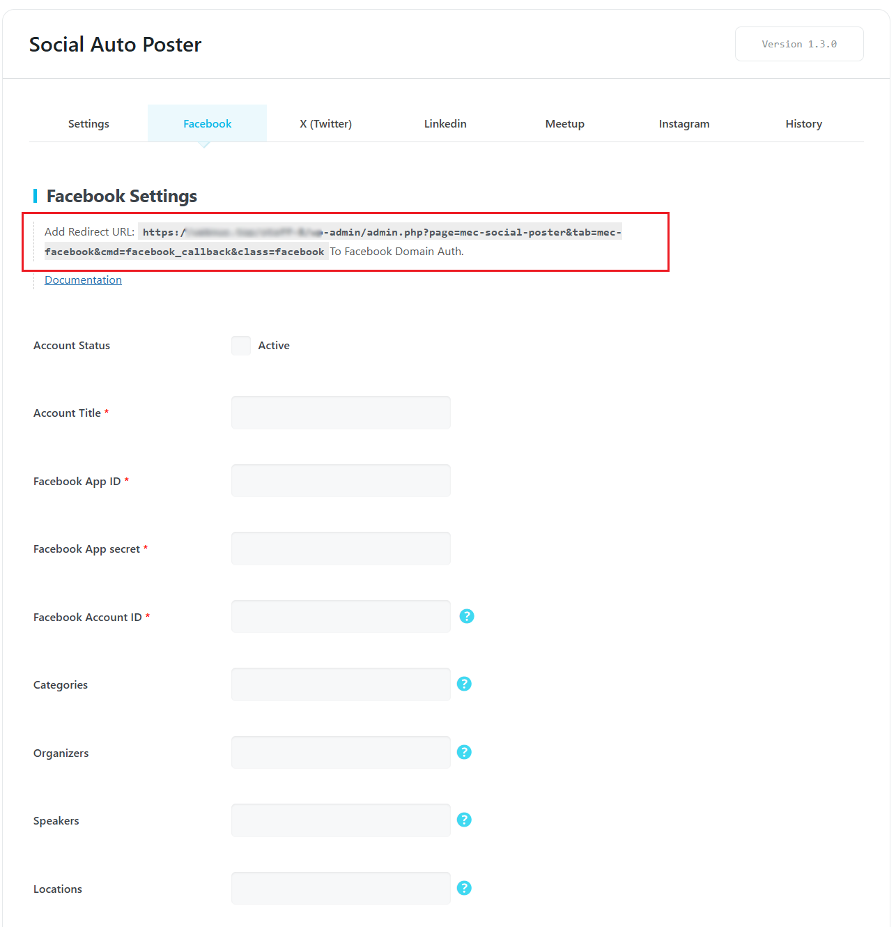 Social Auto Poster Addon
