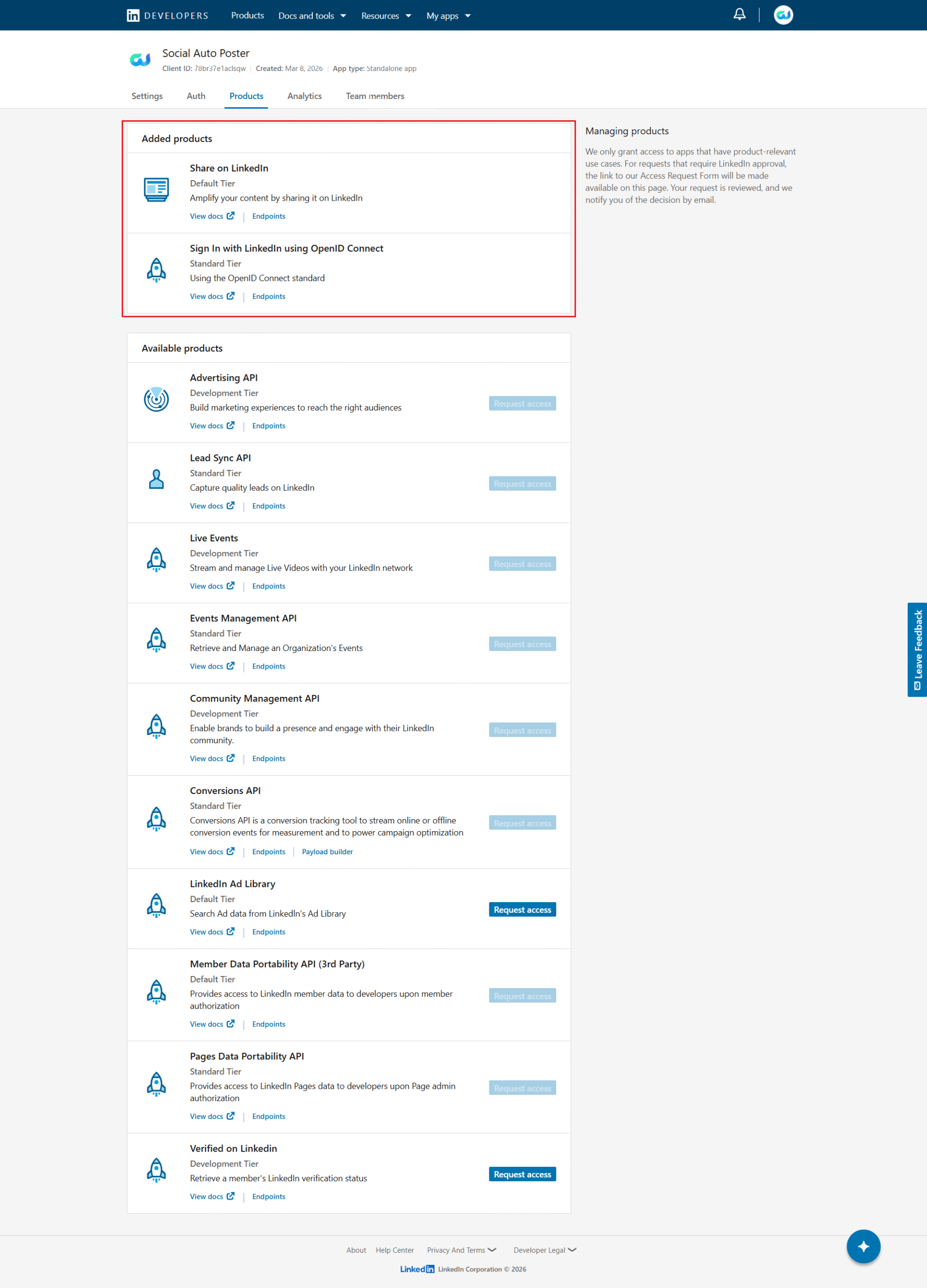 Social Auto Poster Addon