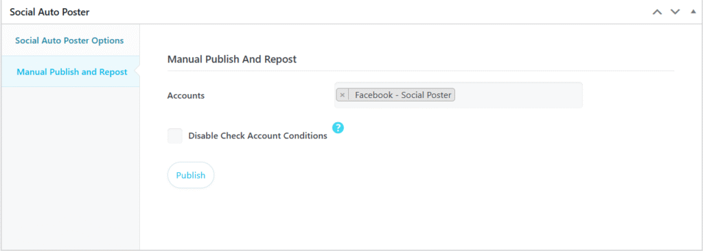 Social Auto Poster Addon