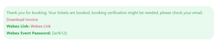 Webex Integration Addon