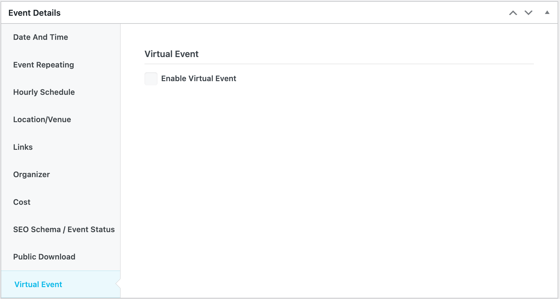 Virtual Events Addon