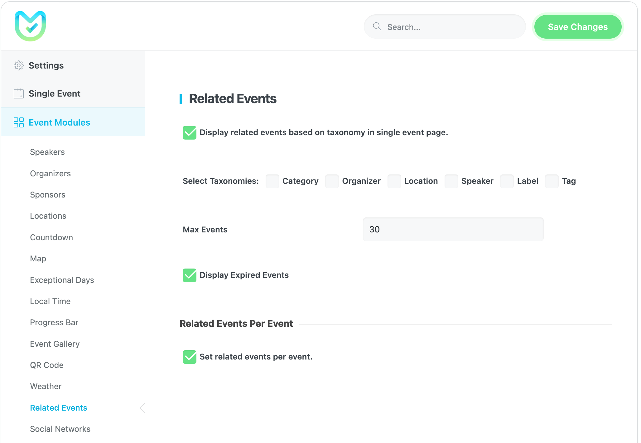 15 mec modules related - Event Modules Related Events