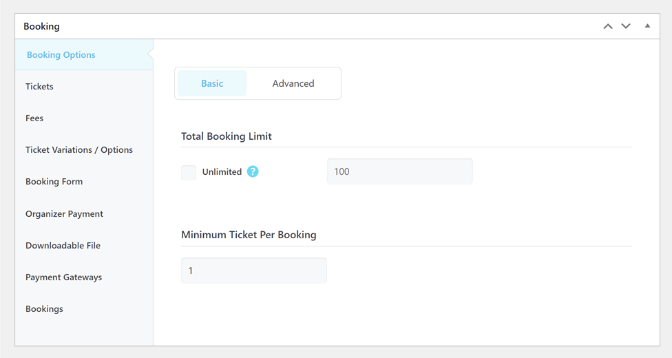 add event booking options 01 1 - How to Add Event In MEC Plugin?