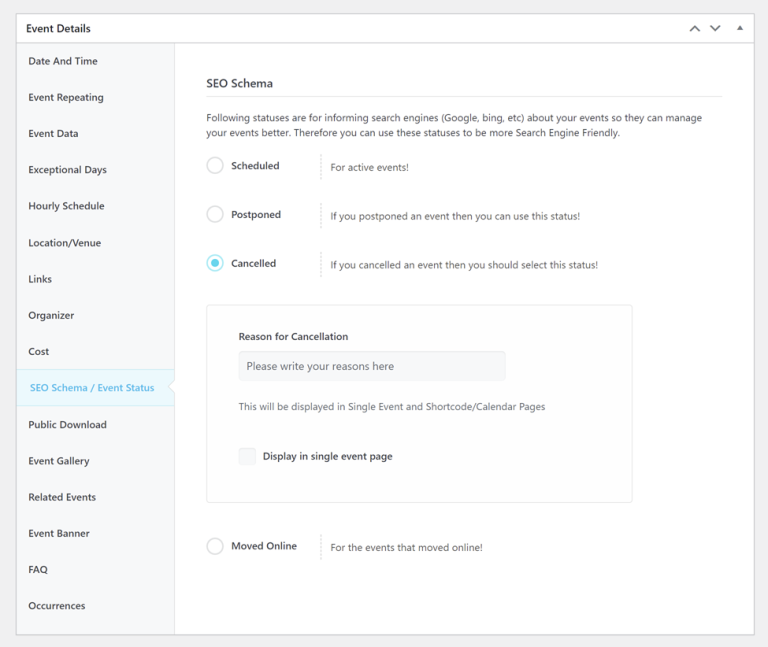 How to Add Event In MEC Plugin? - MEC Knowledgebase
