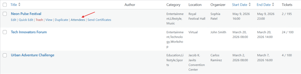 Attendees Page 01 - Attendees Page
