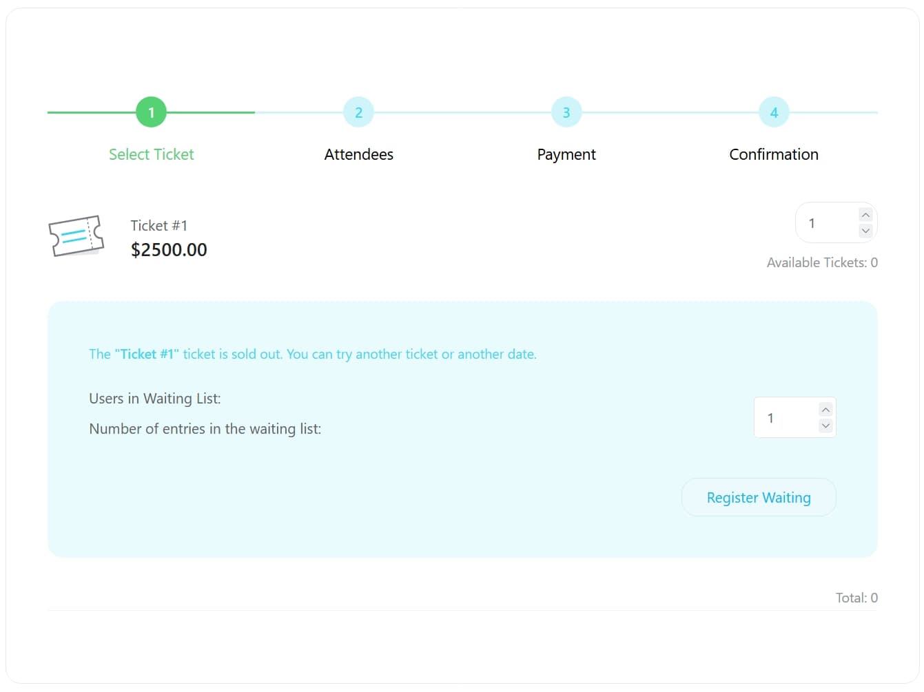 Liste 10 | Waiting List Addon Waiting List Addon
