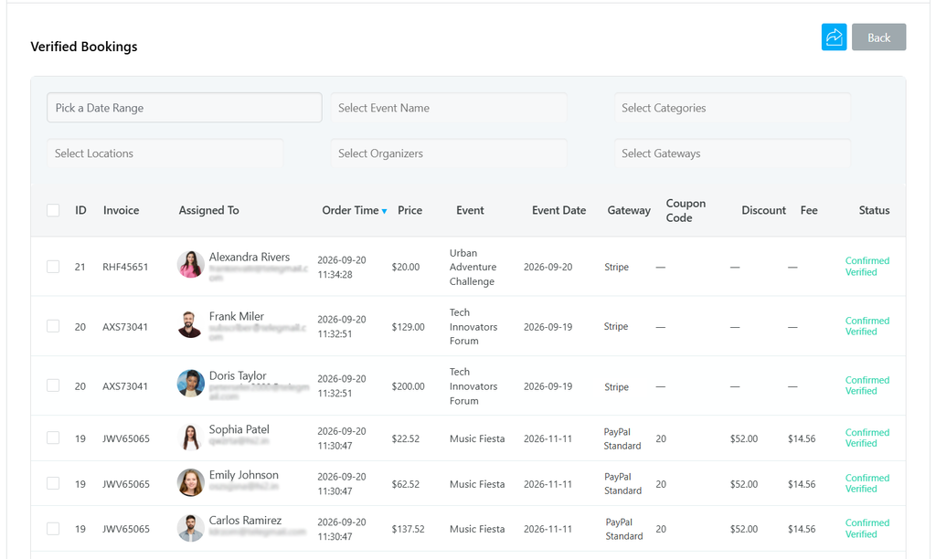 MEC Advanced Reports Addon