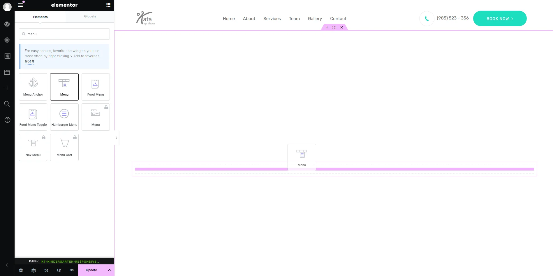 Comment concevoir un menu adaptatif