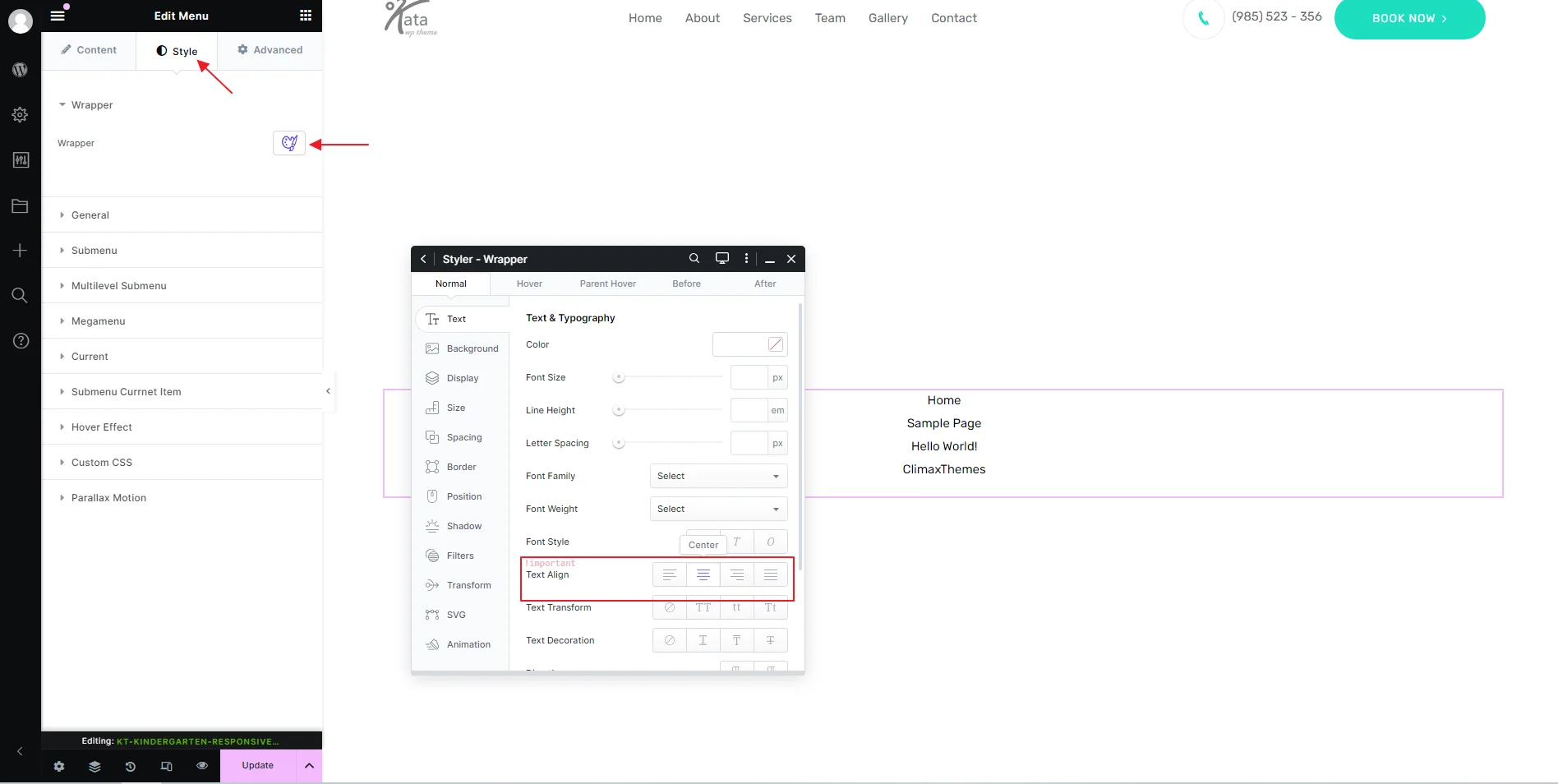 Comment concevoir un menu adaptatif
