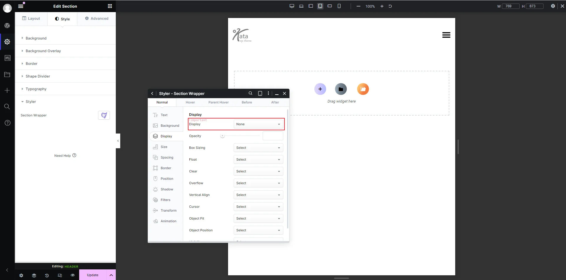Comment concevoir un menu adaptatif
