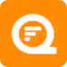 Orange plugin icon with a chat bubble