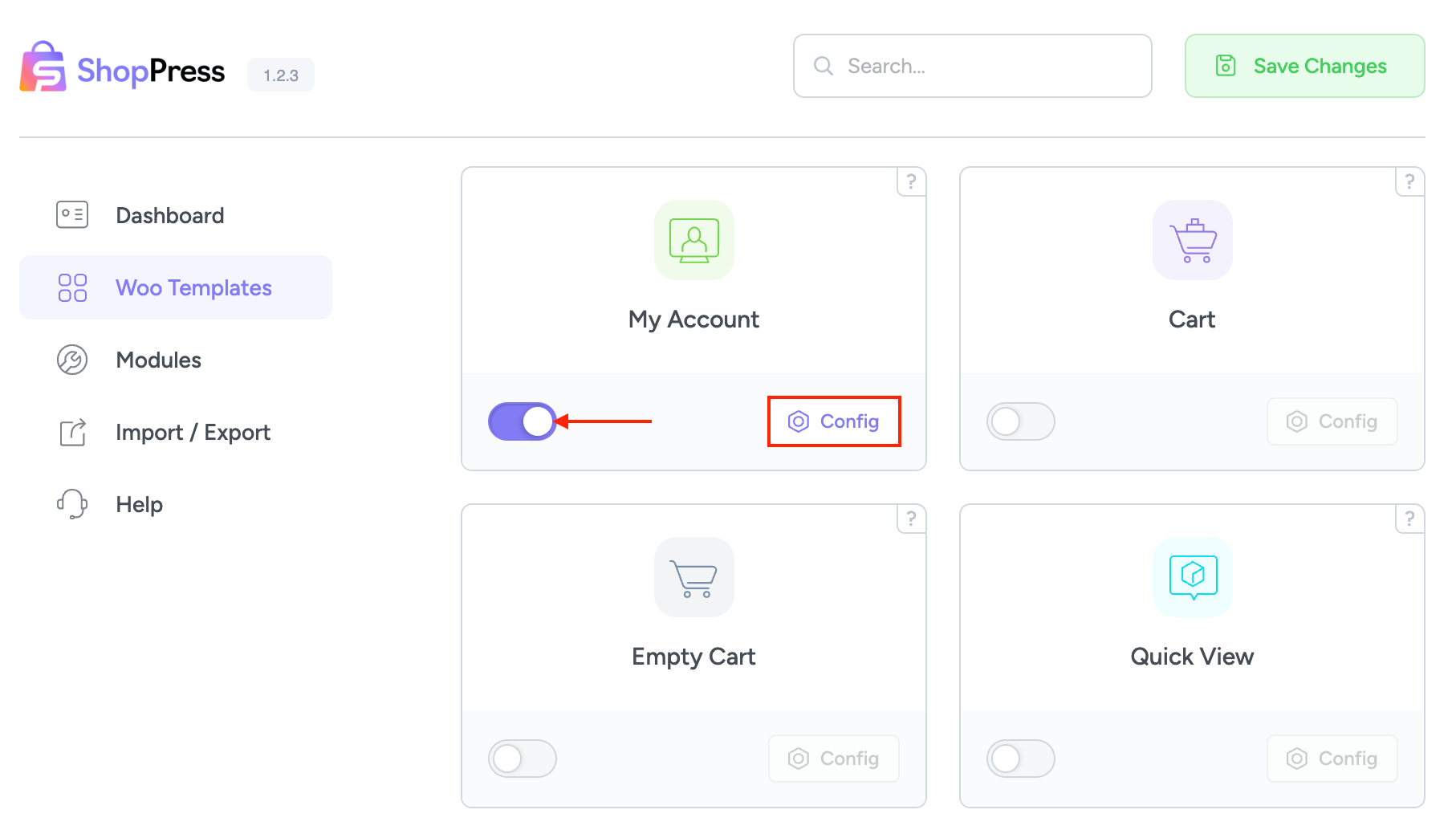 WooCommerce My Account Page