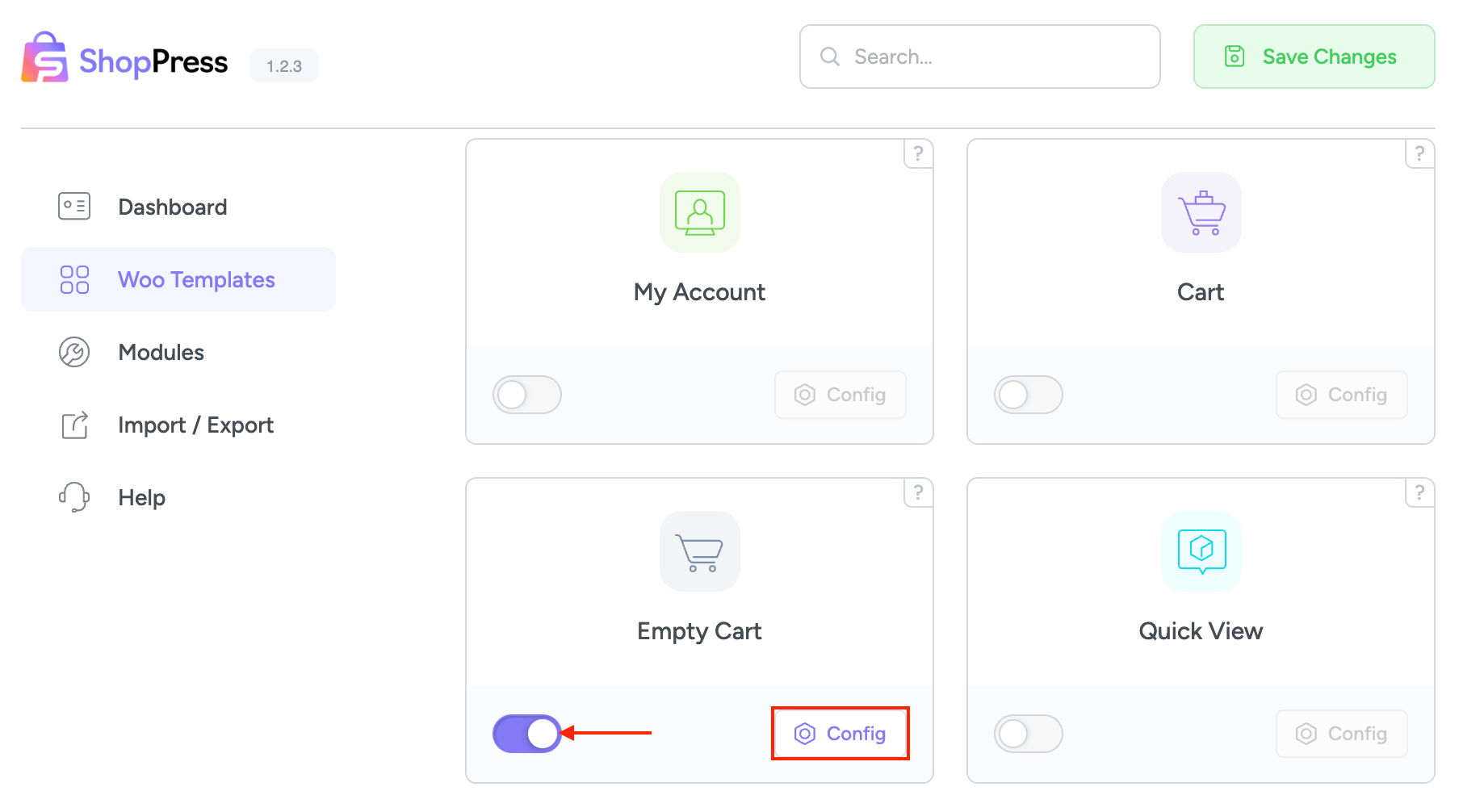 WooCommerce Empty Cart Page