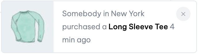 WooCommerce Sale Notification