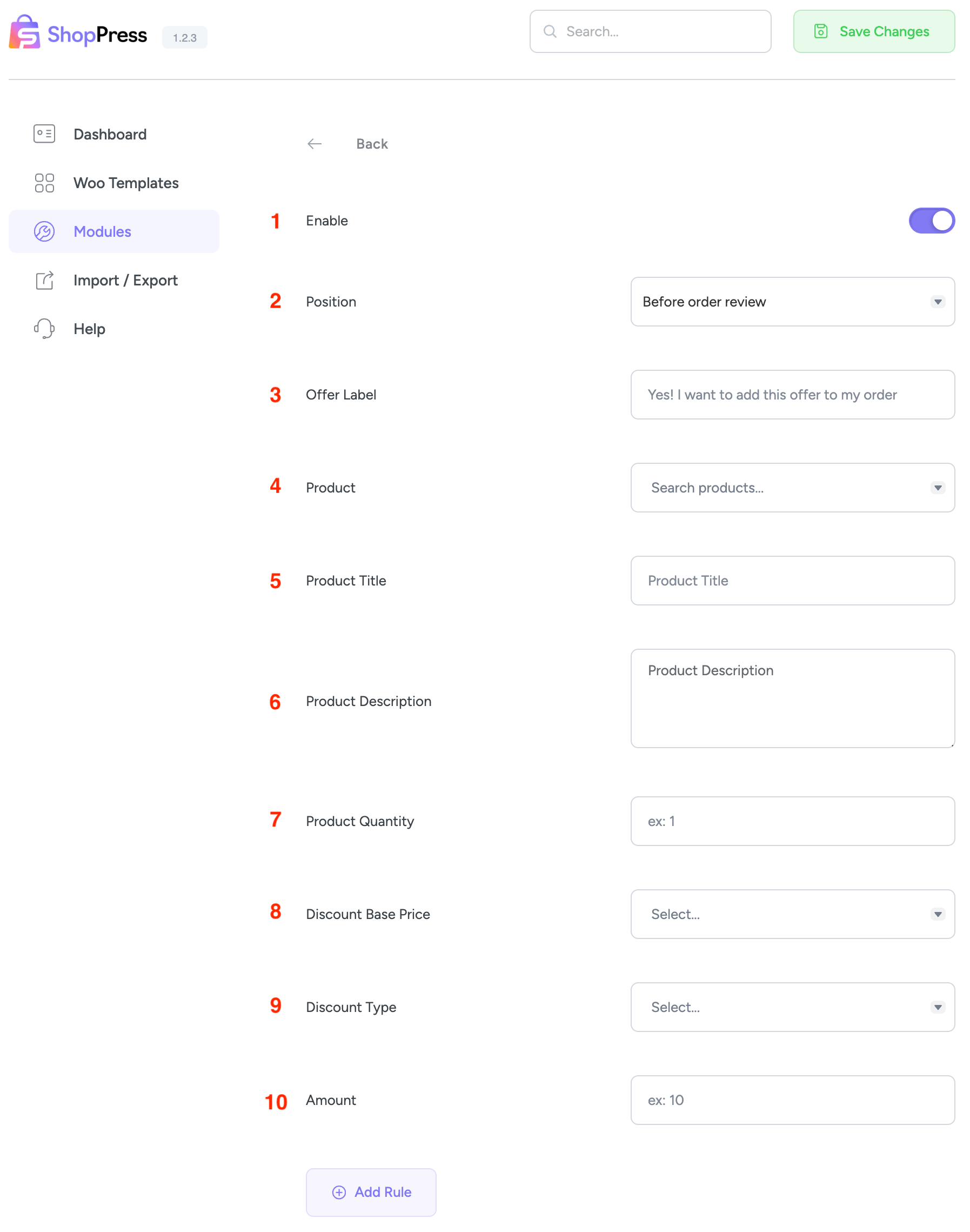 WooCommerce Order Bump