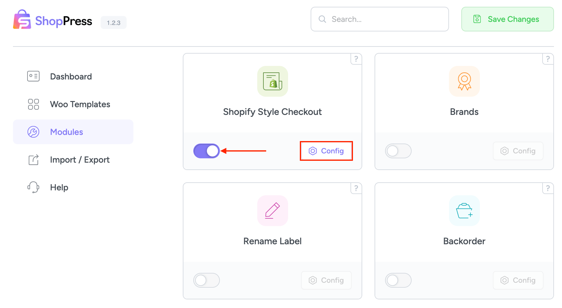 Shopify Style Checkout Page