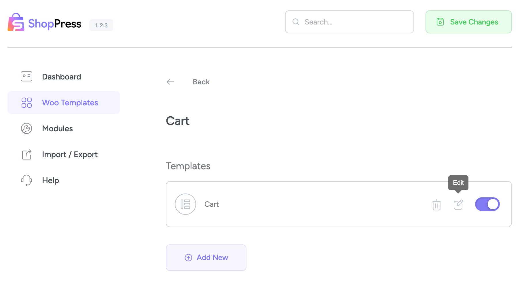 WooCommerce Cart Page