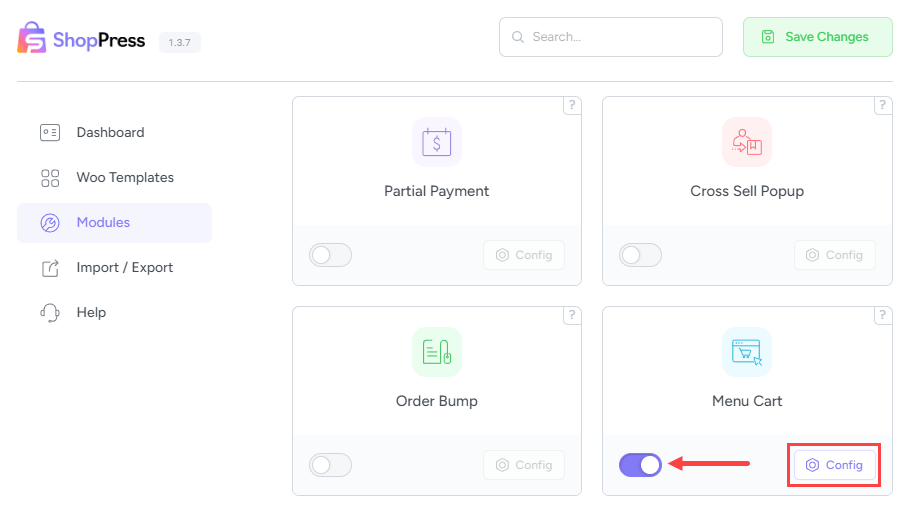 WooCommerce Menu Cart