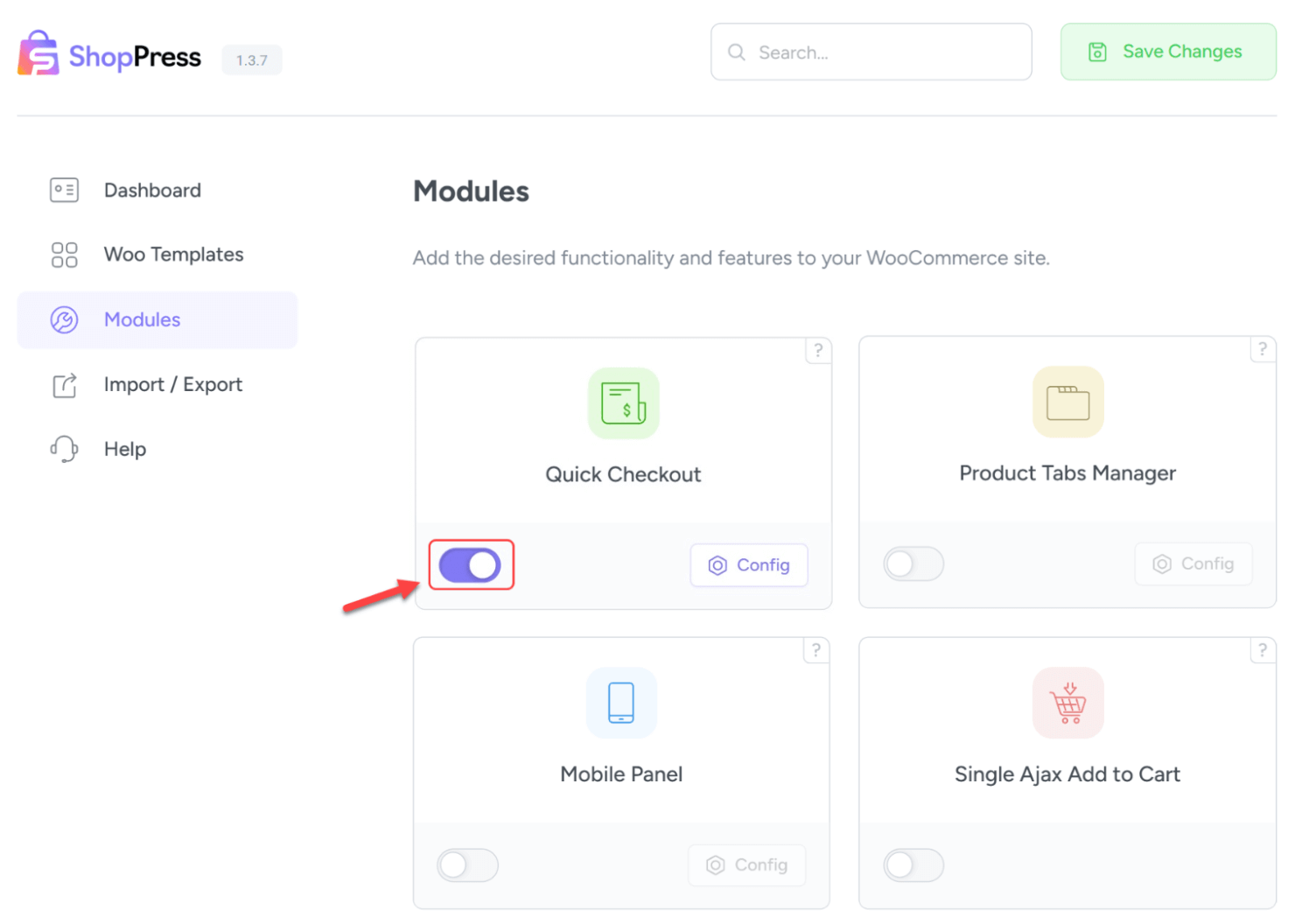 WooCommerce Quick Checkout