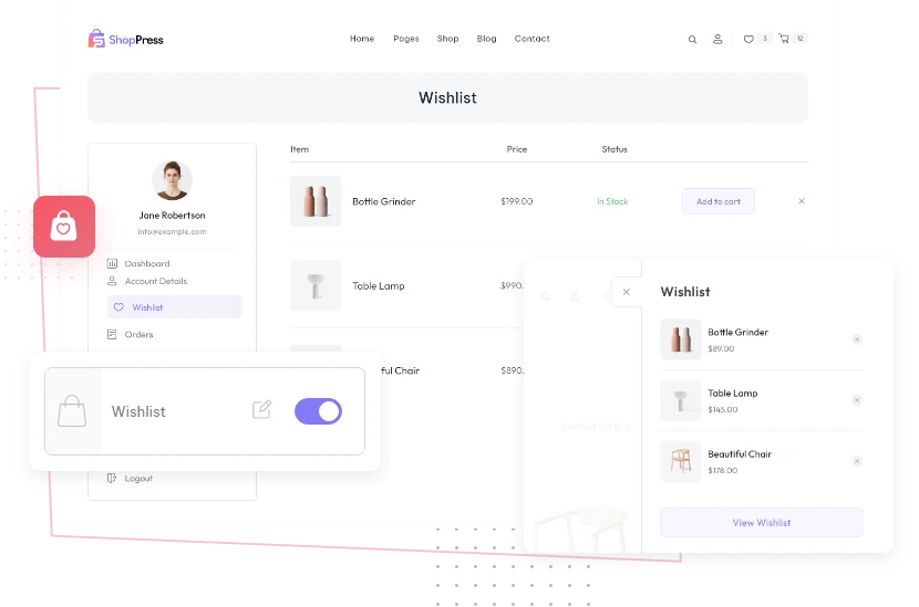 Wishlist for WooCommerce