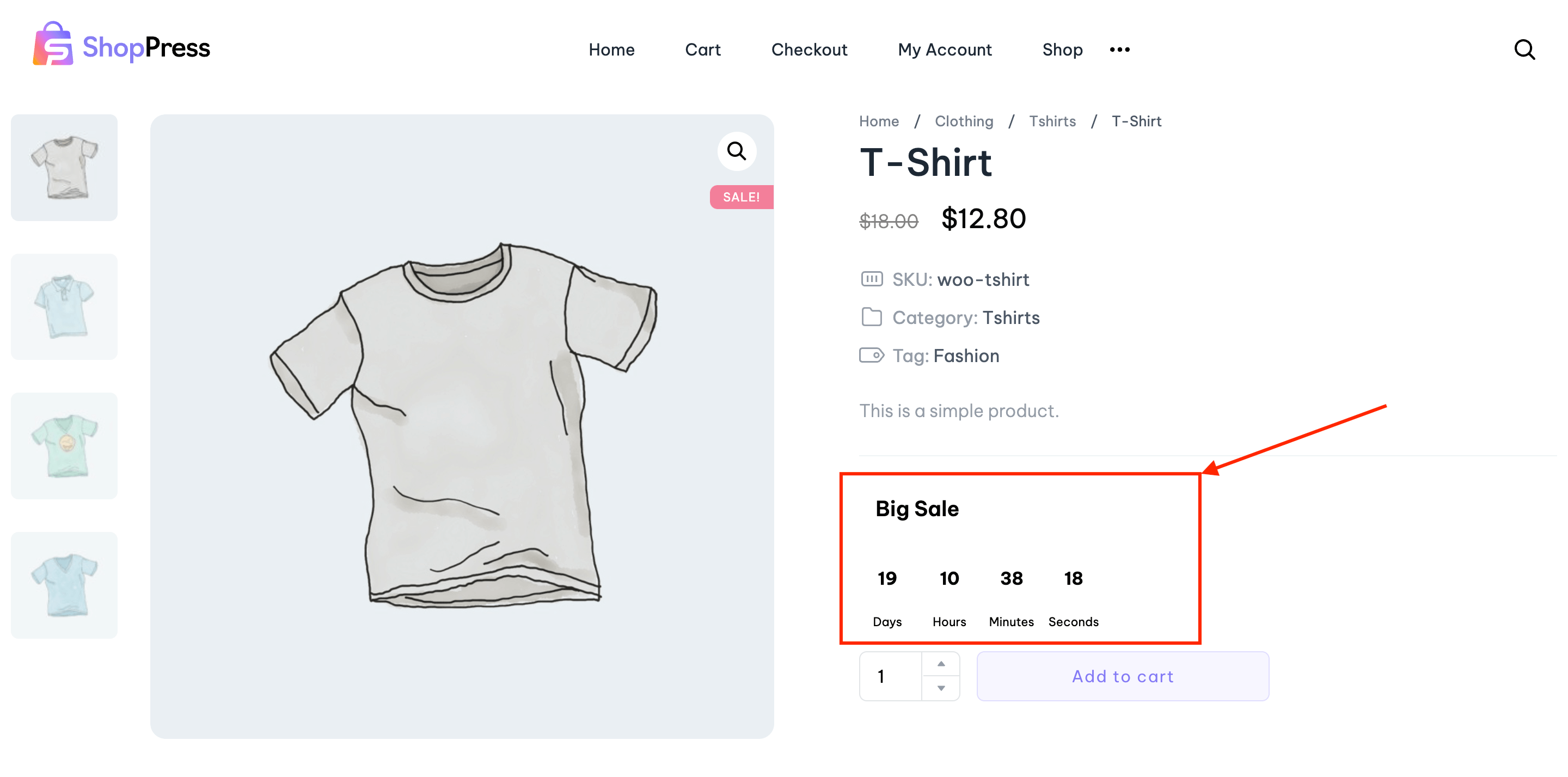 Flash Sale Countdown