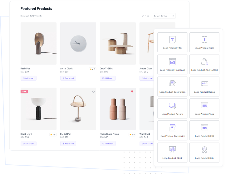 Products Loop Builder