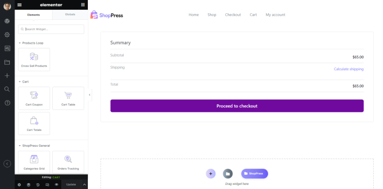 How-to-create-a-WooCommerce-Cart-page-with-Elementor-3