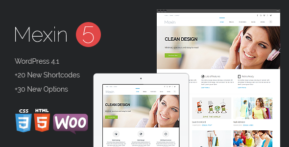 Mexin - Premium Multipurpose Responsive Theme 1