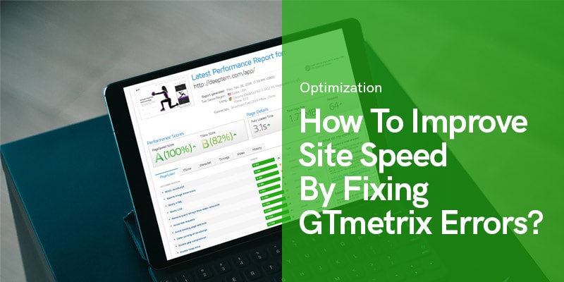 gtmetrix error fixing for site speed improvements