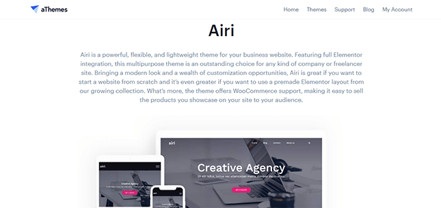 Airi Theme | Best Free WordPress Themes