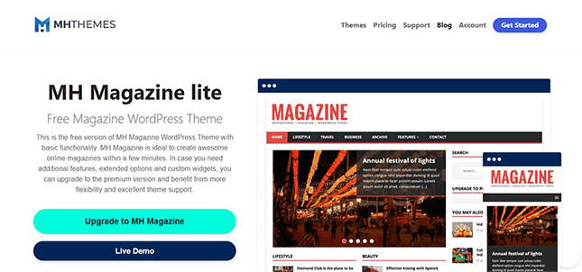 MH Magazine Lite Theme | Best Free WordPress Themes