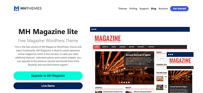 MH Magazine Lite Theme | Best Free WordPress Themes