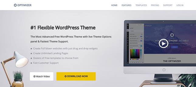 Optimizer Free | Best Free WordPress Themes