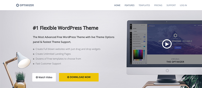 Optimizer Free | Best Free WordPress Themes
