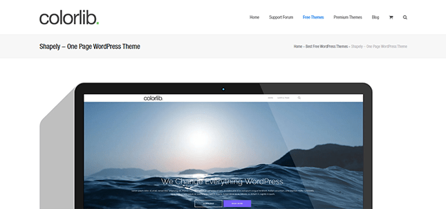 Shapely Theme | Best Free WordPress Themes