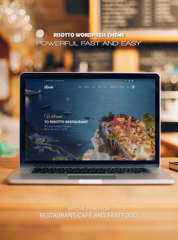 Risotto - WordPress Restaurant & Cafe Theme 2