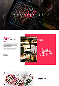 Restaurant and Cafe WP Theme 1
