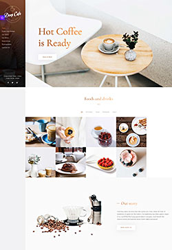 Restaurant and Cafe WP Theme 2