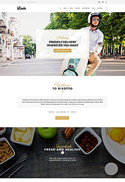 Restaurant and Cafe WP Theme 3