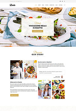 Restaurant and Cafe WP Theme 4