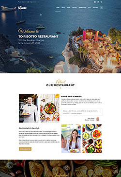 Restaurant and Cafe WP Theme 6