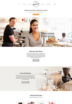 Restaurant and Cafe WP Theme 7
