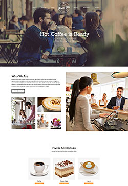 Restaurant and Cafe WP Theme 8