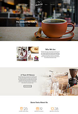 Restaurant and Cafe WP Theme 10