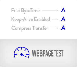 Web page test speed