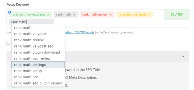 أسرار النجاح في الحصول على تصنيف عالٍ مع Rank Math SEO PRO - تحليل البيانات والتقارير