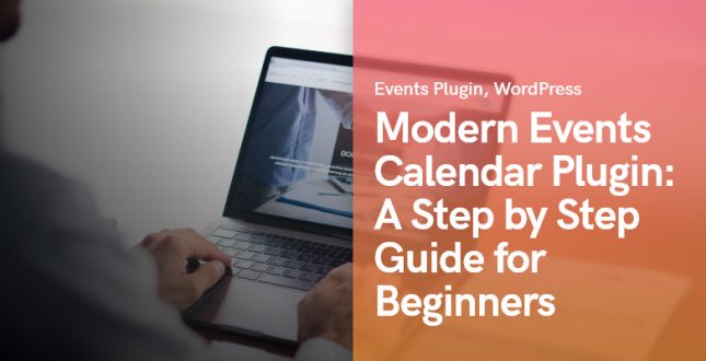 modern events calendar guide - mec for beginners