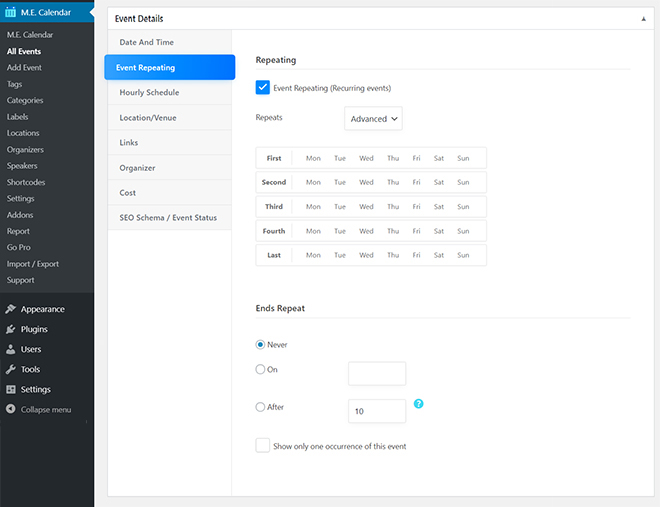 How to Work with Modern Events Calendar Plugin for WordPress: A Step by Step Guide for Beginners 23