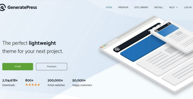 GeneratePress Theme | Best Elementor themes